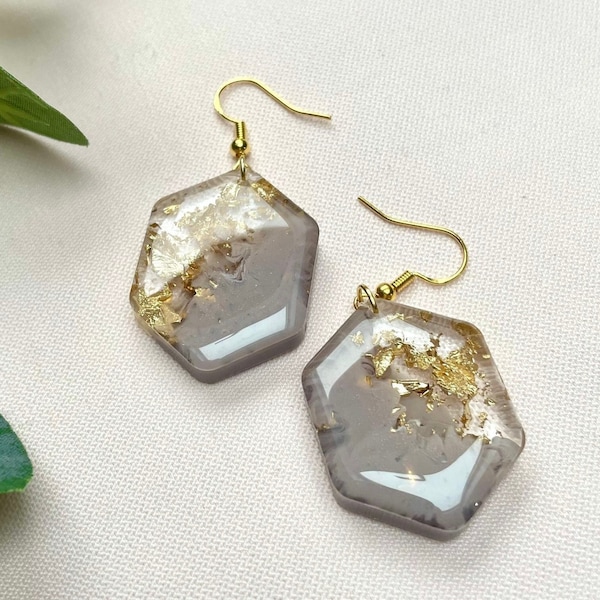Epoxy Resin Earrings Etsy