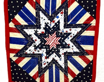 Salvamanteles plegable con forma de estrella - Patriótico (2)