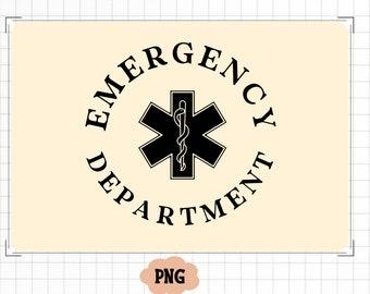 Emergency Department Logo Png Svg, ER Nurse Png, Emergency Nurse Png , ER Digital, ER Nurse, Emergency Nurse Shirt, Er Tech Emergency Room