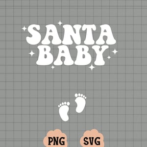 Santa Baby Svg, Retro Santa Baby Png, Natal 2023 Svg, Natal Svg, Kids Santa Baby Clipart, Santa Baby Shirt Design, Ano Novo Svg