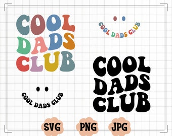 Cool Dads Club SVG, Cool Dads Club PNG, Nanas Svg, Nanas To Be Svg, Nanas Shirt Svg, Wavy Svg, Cricut Svg, Png Silhouette Cricut,