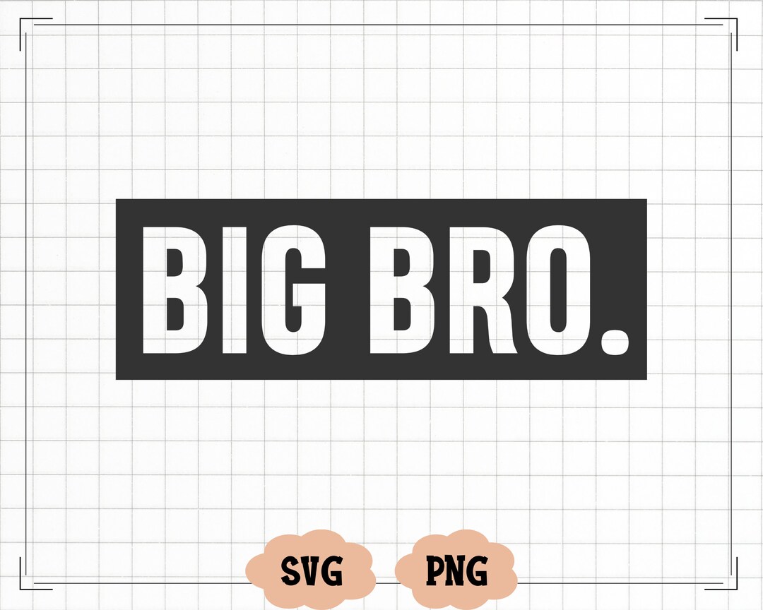 Retro Big Bro Svg, Big Bro Png, Big Bro Shirt Svg, Big Brother Shirt, Baby Announcement Svg, Big