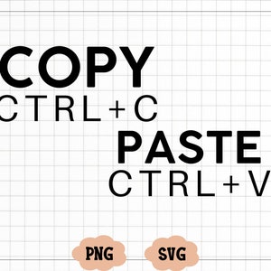 Ctrl+C Ctrl+V Maglietta Svg, Papà e figli Svg, Padre e figlio Svg, Papà e figlia Svg, Festa del papà Svg, Festa del papà Svg, Regalo per papà Svg,