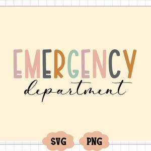Departamento de Emergência Svg, Downloads Digitais, Carreira Médica Svg, College Font Svg, Arquivos Svg para CricutArc Nurse Svg, Varsity Font Svg,