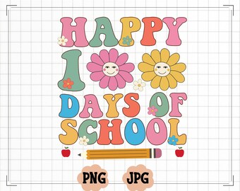 Happy 100 Days of School Png, 100th Day Of School Celebration, Back to School, Teacher svg,School shirt svg,100th Days of School cut file