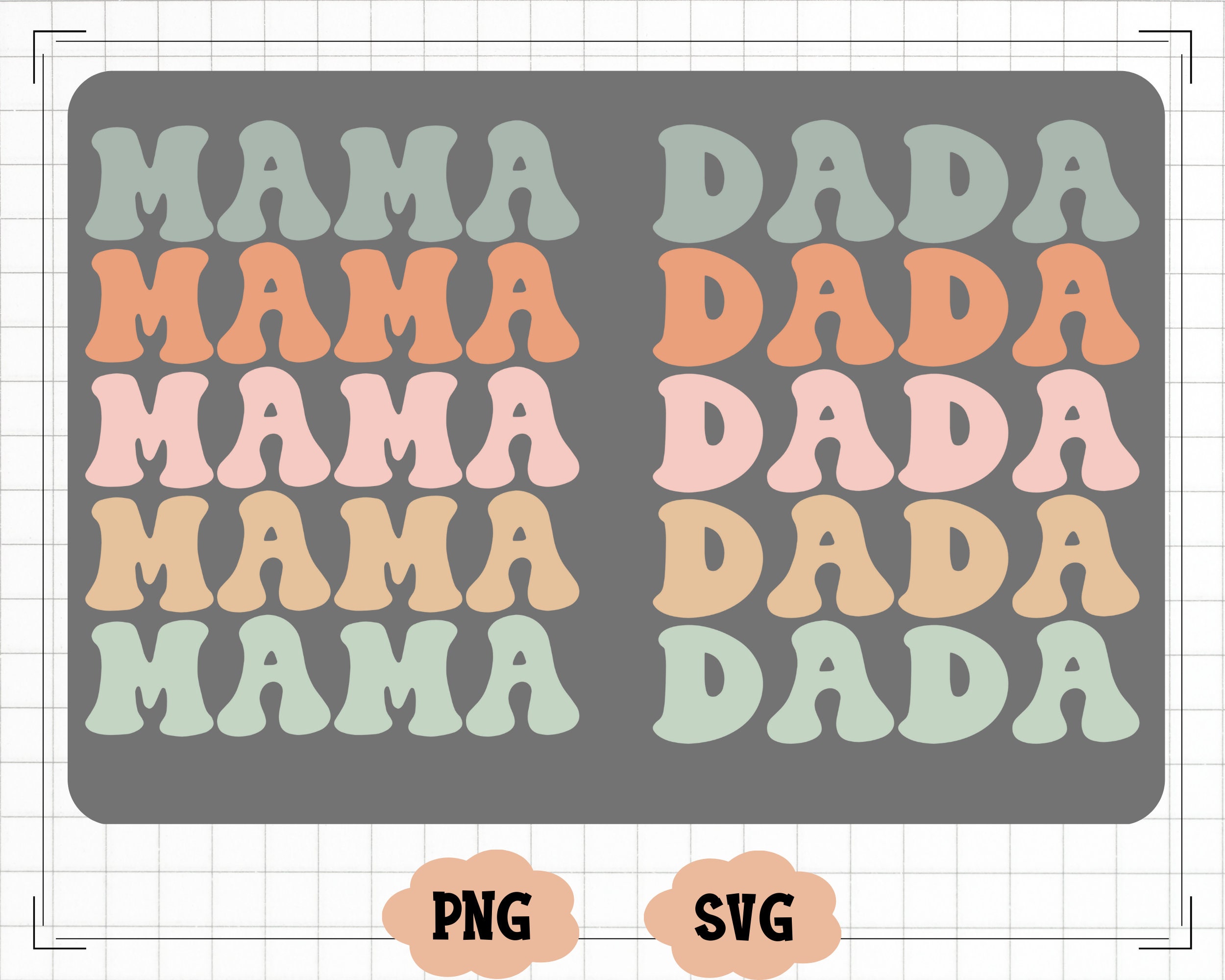Buy Mama Dada SVG Mama Png Dada Png Mom Svg Mama Svg Mama T Online in
