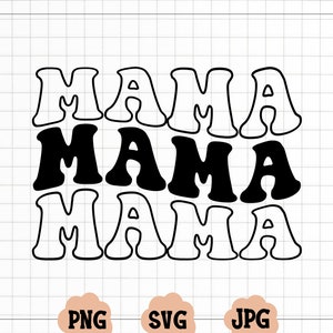 Retro Mama Svg, Mama Svg, Mom Life Svg, Leopard Mama Svg, Mama clipart, Leopard Png, Mama Png, Cricut and Silhouette