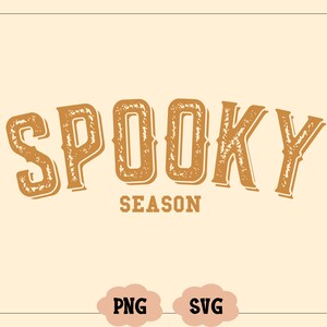 Spooky Season Svg & Png, Spooky Season Png, Halloween Png, Halloween png, Spooky Season Distressed, Spooky png, Retro png, png file