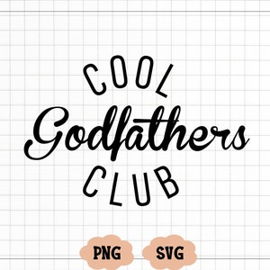 Coole Paten-Club SVG, Coole Paten-Club PNG, Väter SVG, Väter Zu Besorgten, Papas Zu sein, Geweiht Aufhänger