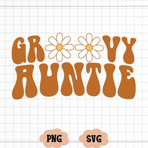 Groovy Auntie Hippie PNG-Sublimation Instant Digital Design Download, hippie sublimation, retro sublimation, groovy sublimation, auntie png