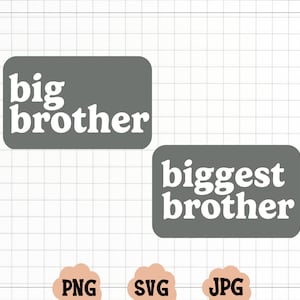 Retro Big Brother SVG, Biggest Brother SVG, Big Brother Png, Big Brother Shirt, Baby Ankündigung SVG,