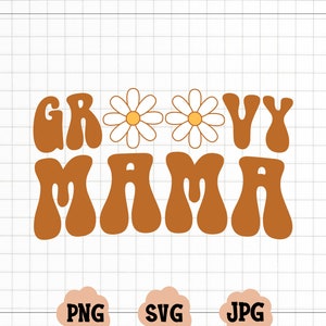 Groovy mama png, Camisa Groovy mama, Camisa combinando mamãe e eu, Hippie png, Hippie, Flower power, Sublimação descolada, Vibrações descoladas