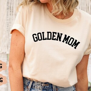 Golden Mom SVG, Golden Mom Png, Dog Mama Svg, Golden Doodle Mom Svg, Dia das Mães Svg, Svg para camisas, arquivos cortados, Cricut Svg, Svg Designs