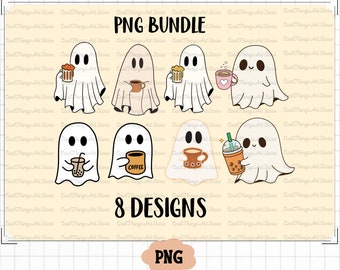 Ghost Halloween Png, Little Ghost Ice Coffee Png, Cute Spooky Coffee Png, Stay Spooky Pocket Png, Funny Ghost Png, Halloween Png, Fall Png