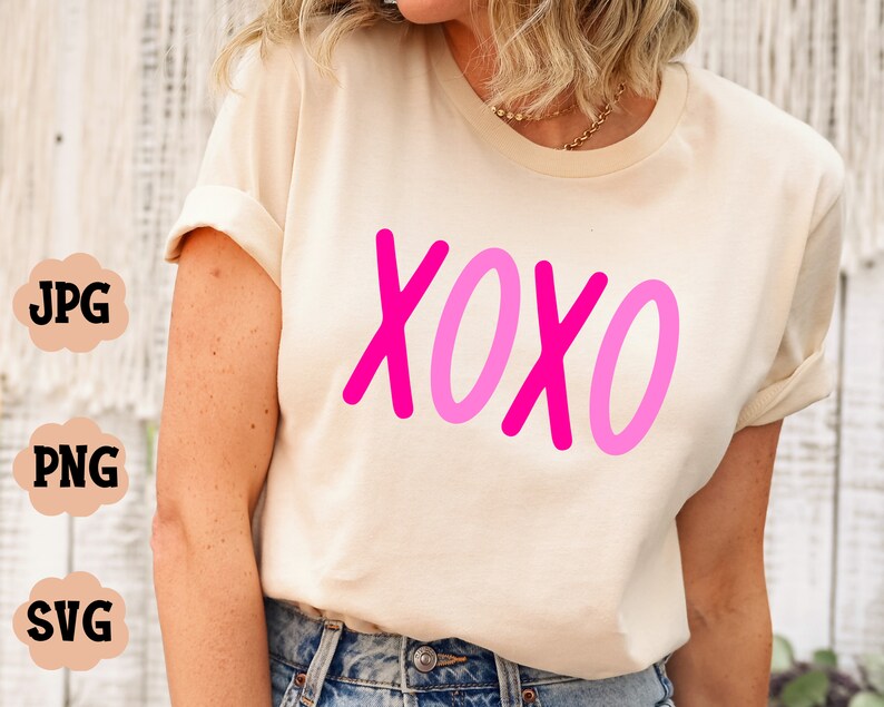 XOXO Svg - Xoxo Png - Valentines Day SVG - Hugs and Kisses Svg ...