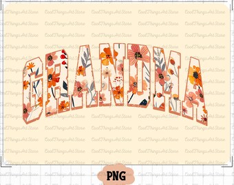 Floral Grandma png, Granny Flower png, Granny Flower png, Mawmaw Floral, Granny Groovy png, Mawmaw Groovy, Mama Graphic, floral Mawmaw png