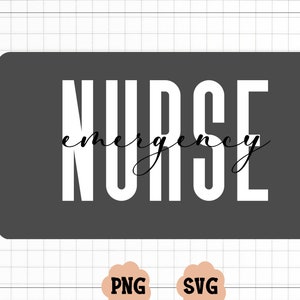 Emergency Nurse Svg, Emergency Department Nurse Shirt Svg, Emergency Nurse PNG, Nurse Life Png, Er Nurse Svg, Registered Nurse Svg,Nurse Svg