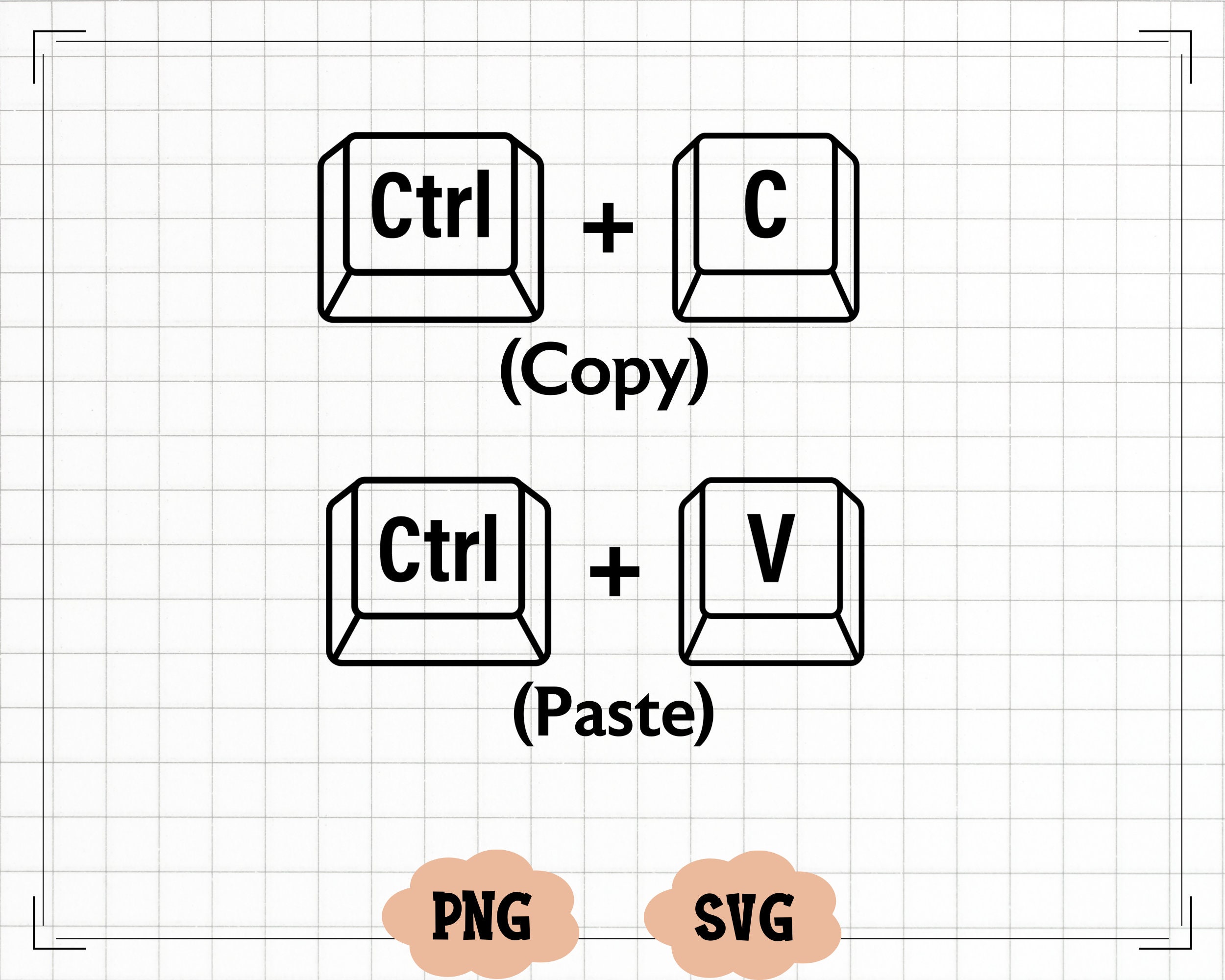 Ctrl+c Ctrl+v Shirt Svg, Dad and Kids Svg, Father and Son Svg, Daddy ...