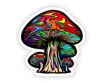 Psychedelic Shrooms Sticker