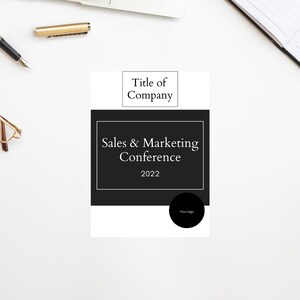 Corporate Itinerary (Canva Customizable)