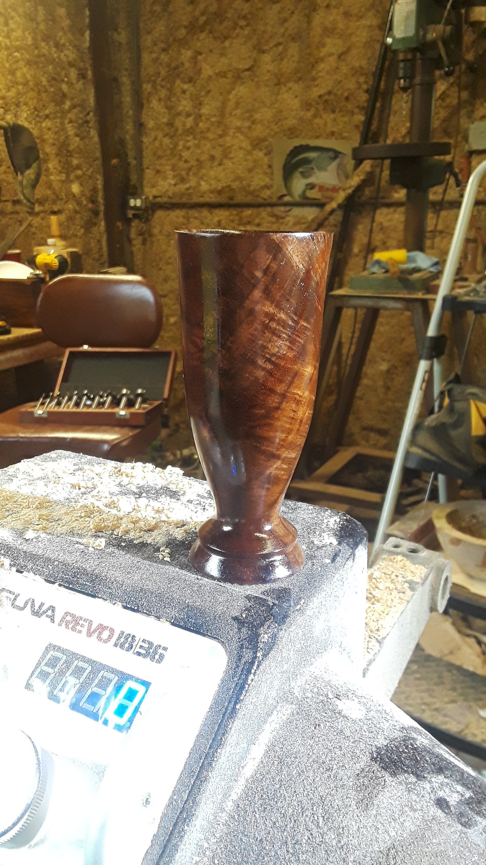 Small Wood Vase, Claro Walnut Etsy