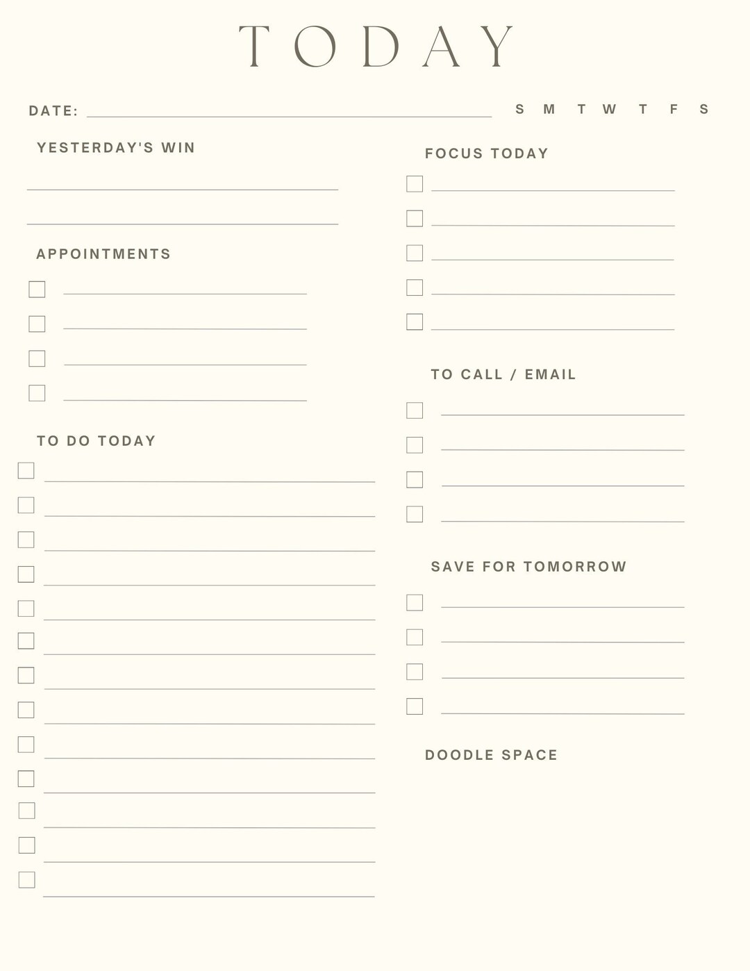 DAILY PLANNER WITH TO DO LIST visual data 8