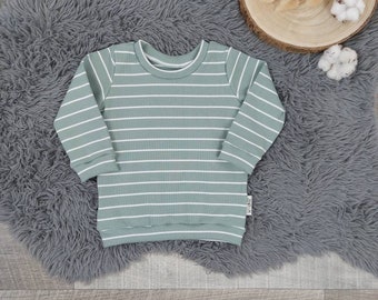 Sweater rib jersey stripes size 62-152