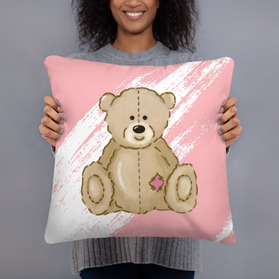 A Day at the Spa Party Pillow Teddy Bear Pillow Teddy Bear Etsy