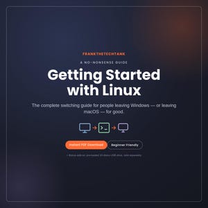Linux for Beginners Guide | Switch from Windows or Mac to Linux Mint & elementary OS | Digital PDF Download | Step-by-Step Tutorial