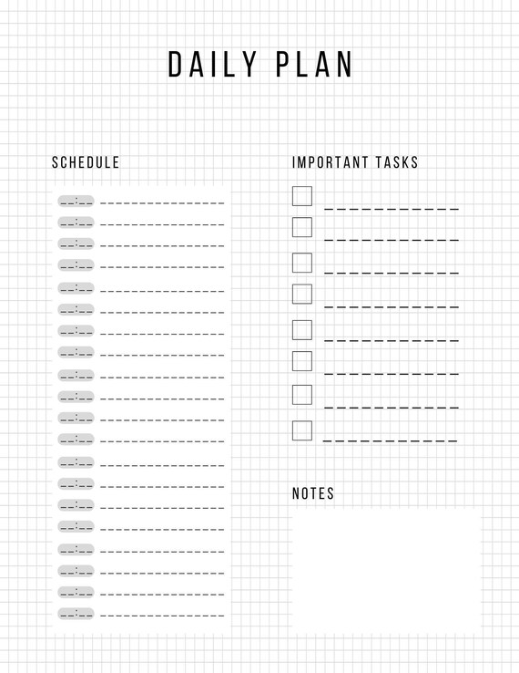 Digital Planner Printable Planner Instant Download - Etsy