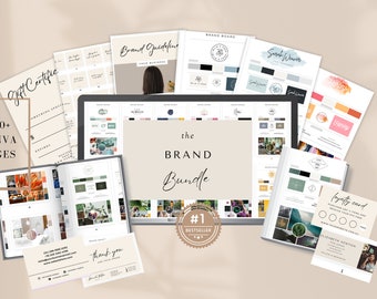 Canva Brand Bundle | Templates, Mood Boards, Business Cards