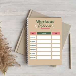 Fitness Journal, Workout Planner, Weight Loss & Wellness Journal, Health Meal Self Care Tracker, Digital Fitness Planner, Fitness Printable