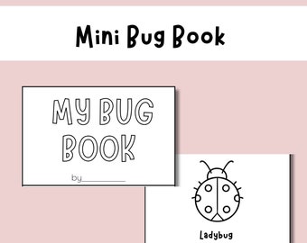 Spring Emergent Reader Bug Book à téléchargement numérique pour les activités des enfants
