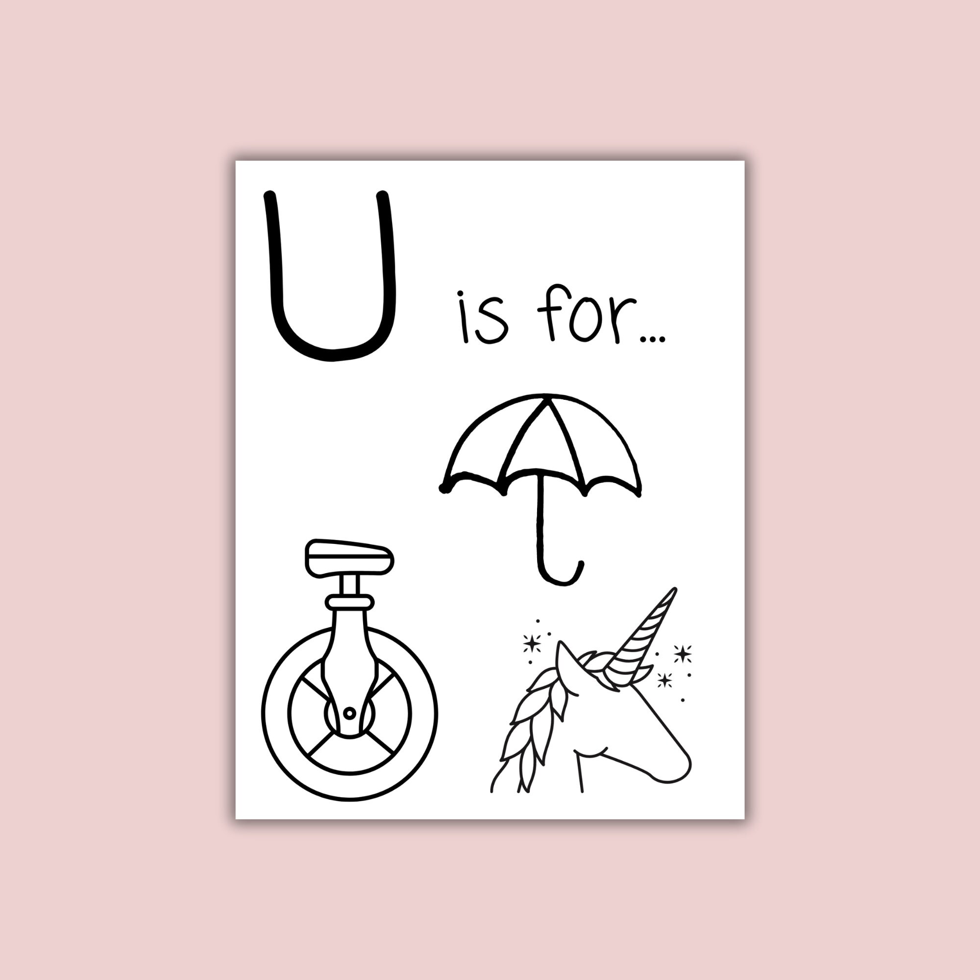 Printable Alphabet Coloring Book for Preschool Kids With Fun Pages - Etsy