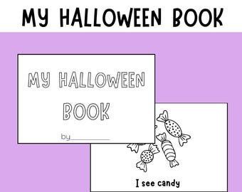 Halloween Emergent Reader: Printable Mini Book (PDF)