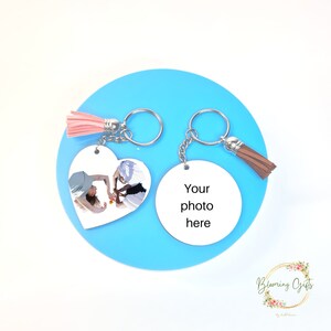 Personalized Photo Keychain, Custom Keychain, Family Picture, Friends, Loved ones