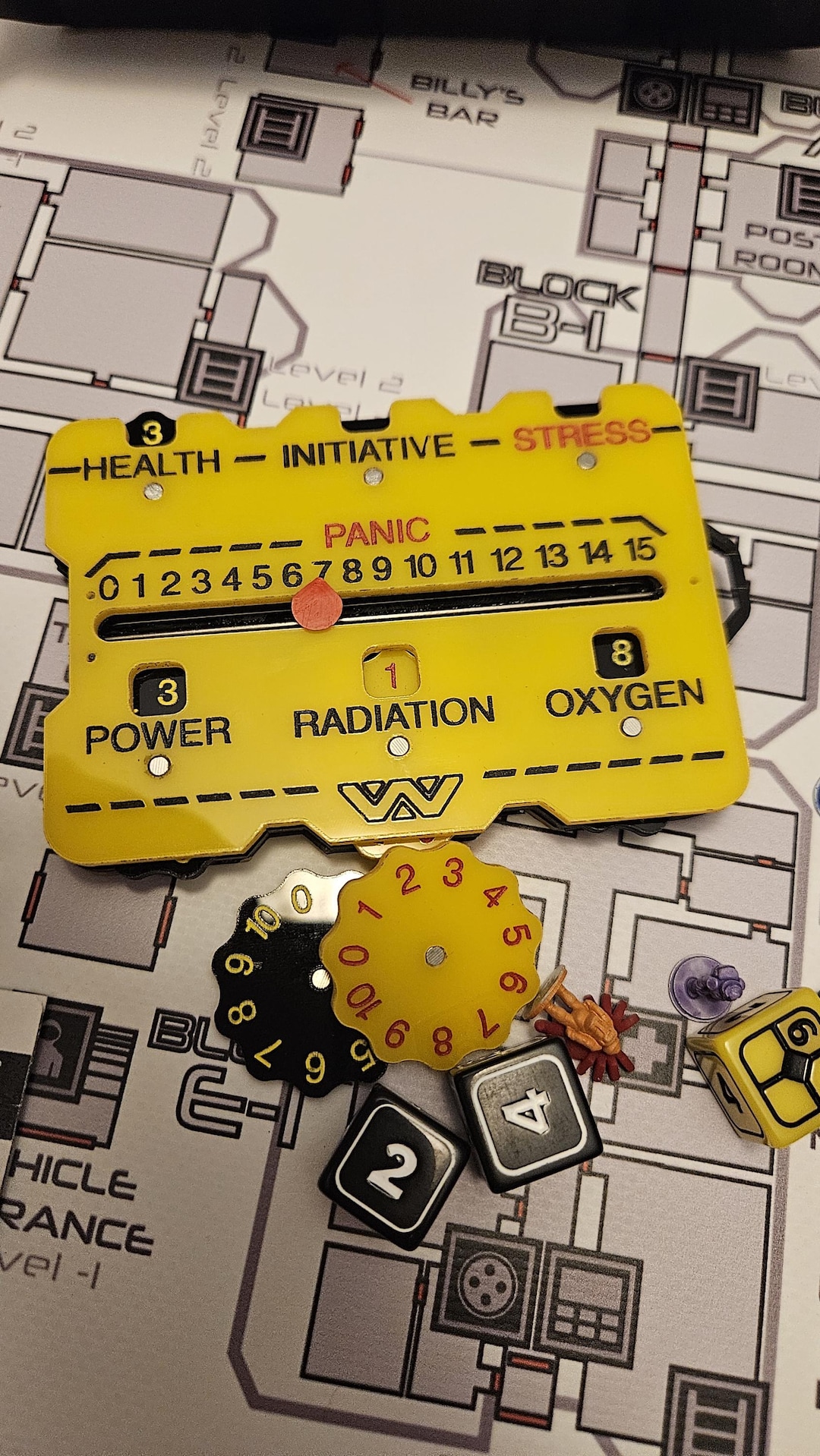 Alien RPG Dial Tracker Big Chap With ID Display - Etsy