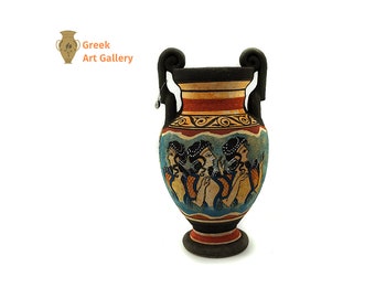 ミノア文明のタコ型花瓶、古代ギリシャ陶器、クレタ島クノッソスの陶器