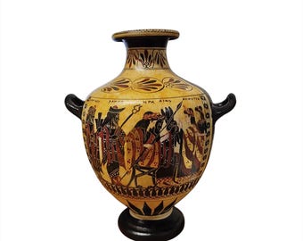古代ギリシャの陶器、キュリクス 26 cm、白鳥に扮したゼウス神がレダを