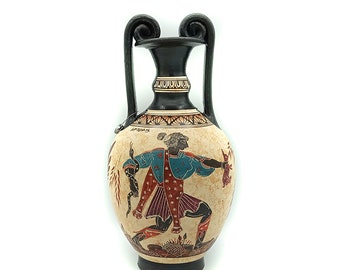Classic Amphora Jason and Sphinx Greek Mythology Artemis Diana Vase