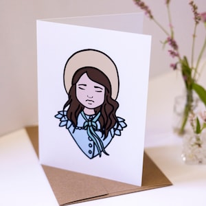 Tarjeta de Charlotte Heywood / Sanditon 2019 Adaptación de la película / Regalo de Jane Austen / Charlotte Heywood y Sidney Parker