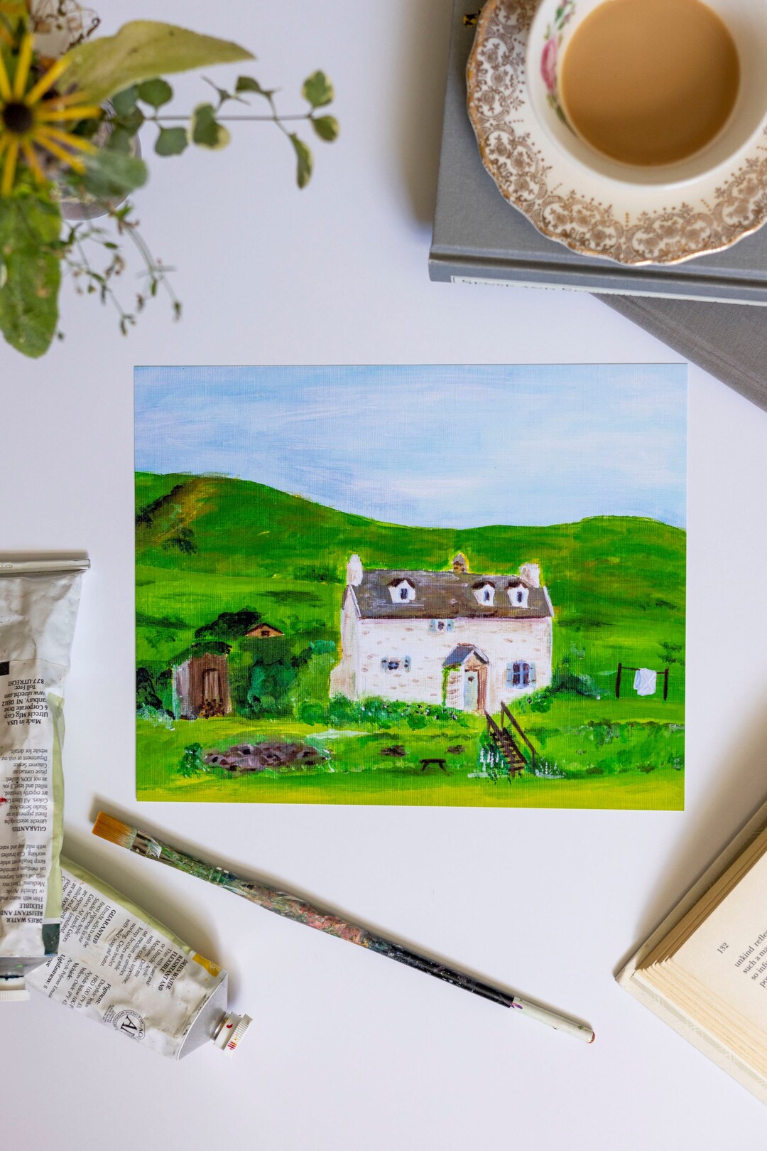 Sense and Sensibility's Barton Cottage Print Original Painting Print