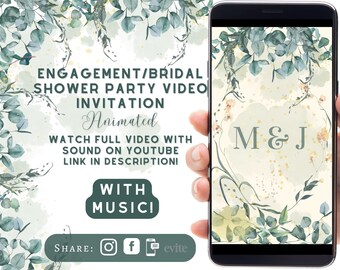 Engagement Party Video Invitation