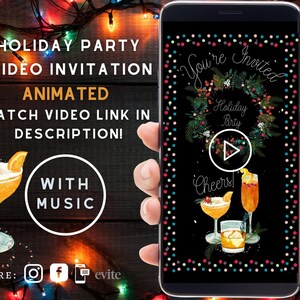 Holiday Party Video Invitation