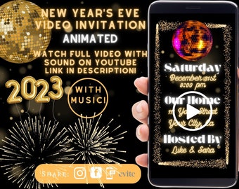 New Year's Eve Video Invitation