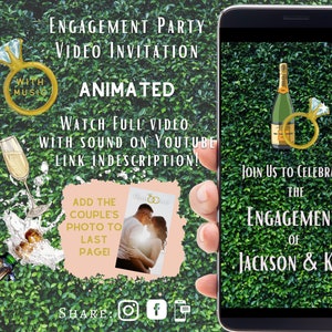 Engagement Party Video Invitation