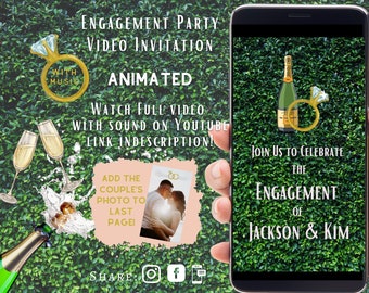 Engagement Party Video Invitation