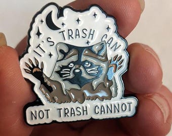 Raccoon / Trash Panda Enamel Pin
