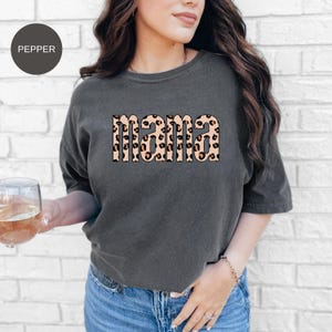 Leopard Print Shirt, Comfort Colors Leopard Tee, Cheetah Print T-Shirt, Animal Print Graphic Tee, Trendy Neutral Shirt, Wild Print Tee