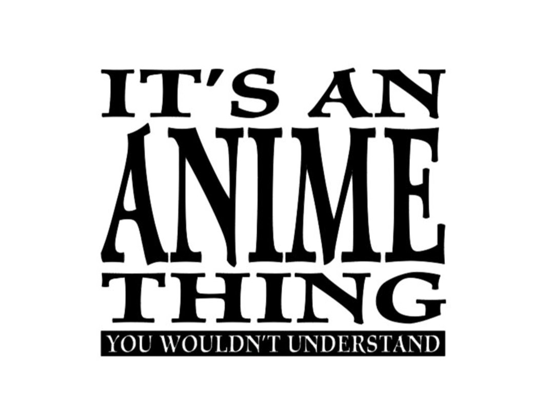 Anime Thing SVG File Digital Designs Anime Etsy